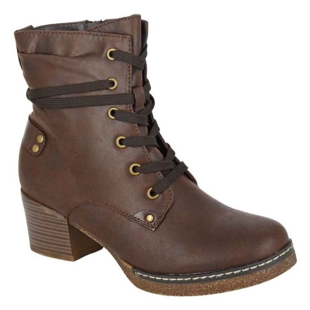 Cipriata Womens/Ladies Aleandra Ankle Boots / Dark Brown